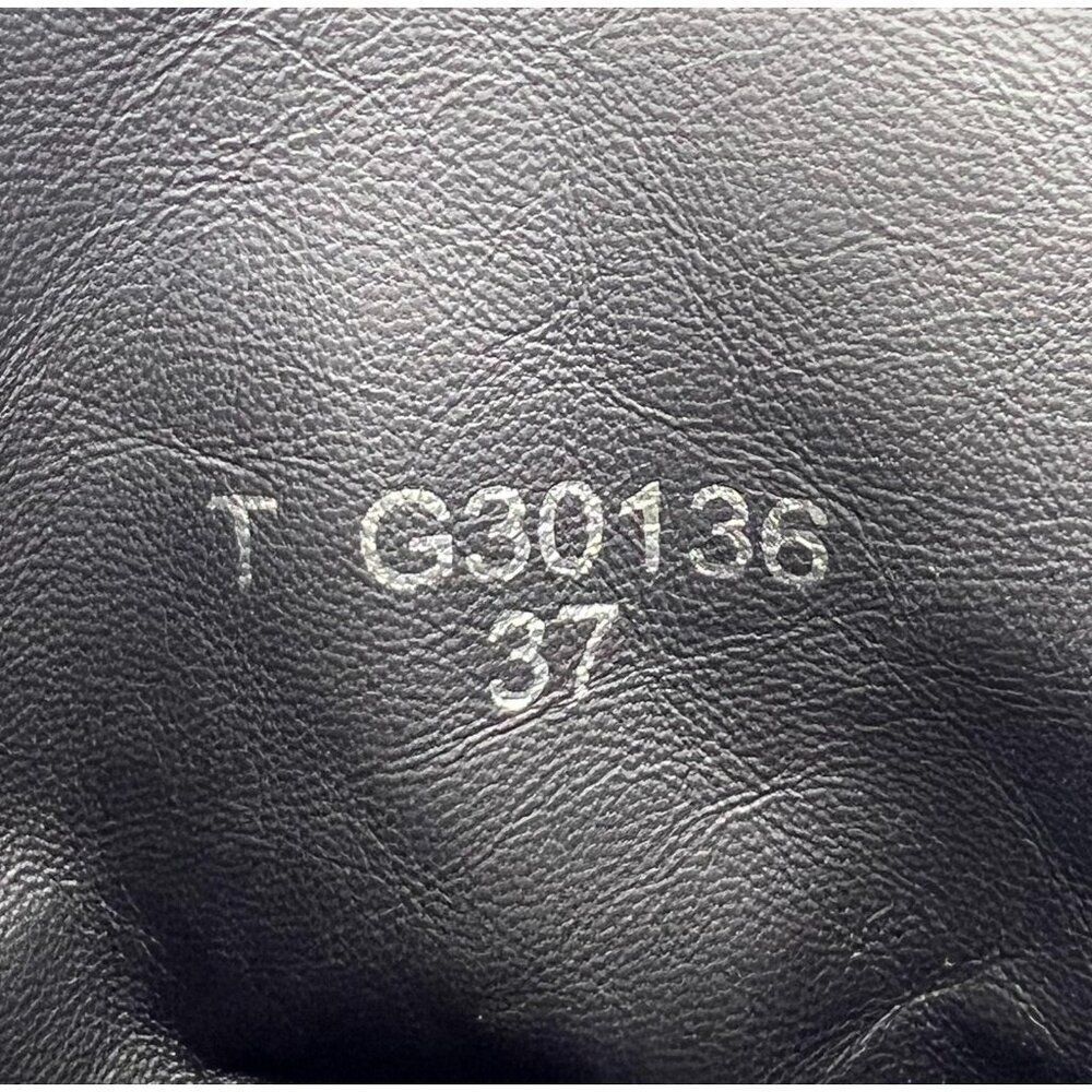 CHANEL Indigo Suede CC Logo Lace-Up Black Cap Toe Sneaker Boots Size EU37 - Picture 10 of 12